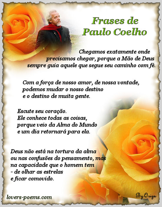 Imagenes Con Frases De Amor De Paulo Coelho