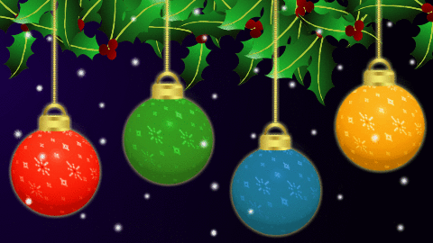 Animated Christmas Ornaments Gifs