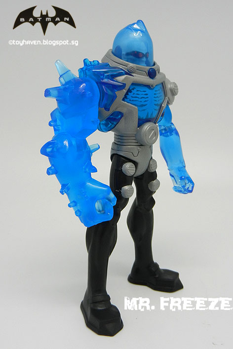 Mattel Power Attack Mission figure BATMAN BLIZZARD BUSTER REDUCED TO CLEAR