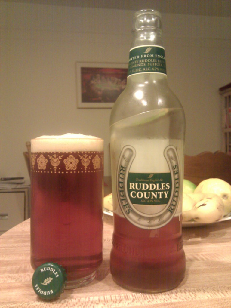 Ruddles Brewery's Ruddle County Ale I Love The Sauce