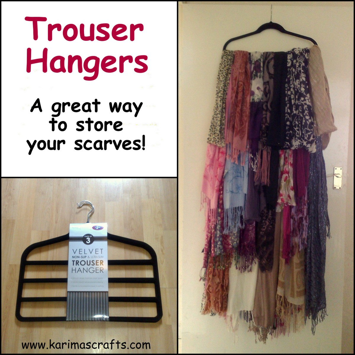Karima's Crafts Scarves Storage Ideas Great Ideas