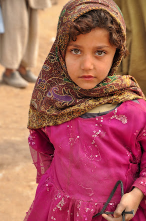 Afghan Refugee Village Girl