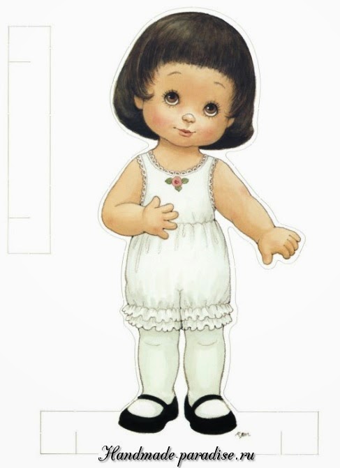 Бумажные куклы с одеждой для вырезания3