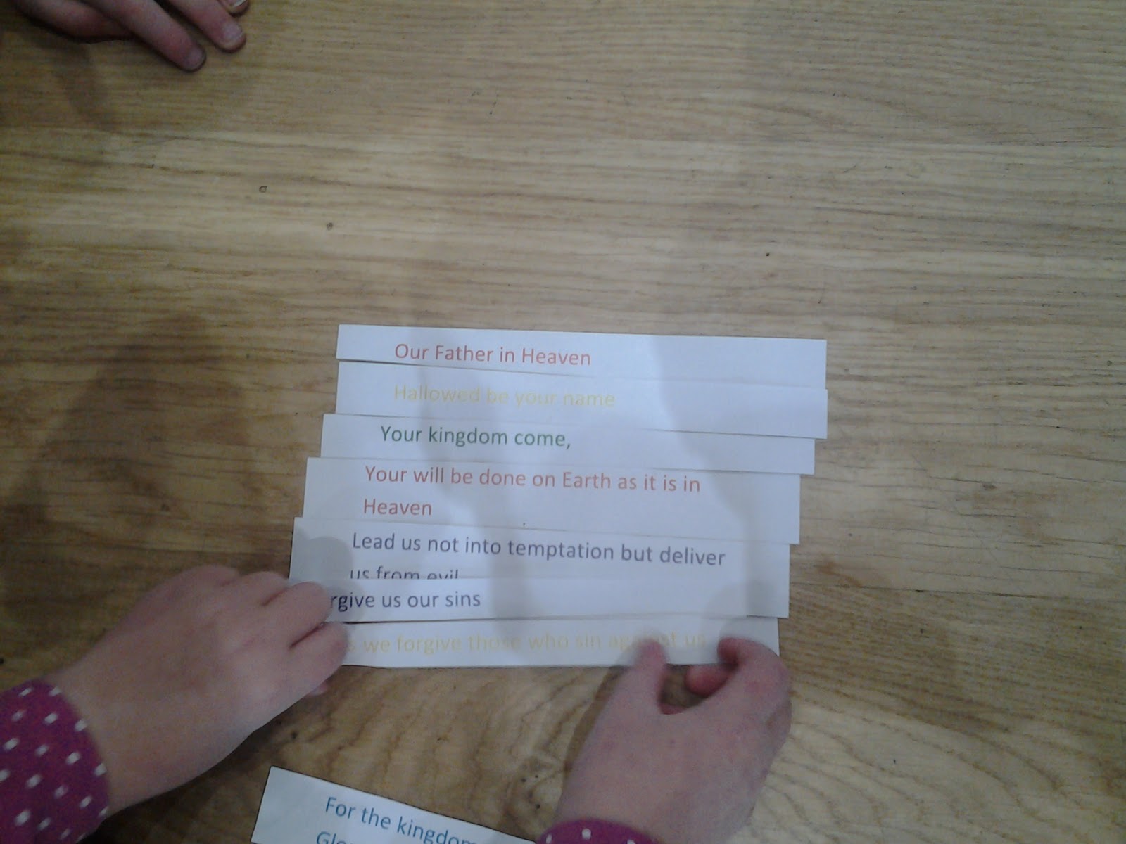 The Lords Prayer Crafts Games And Prayer Activities The Lords Prayer Crafts Games And Prayer Activities