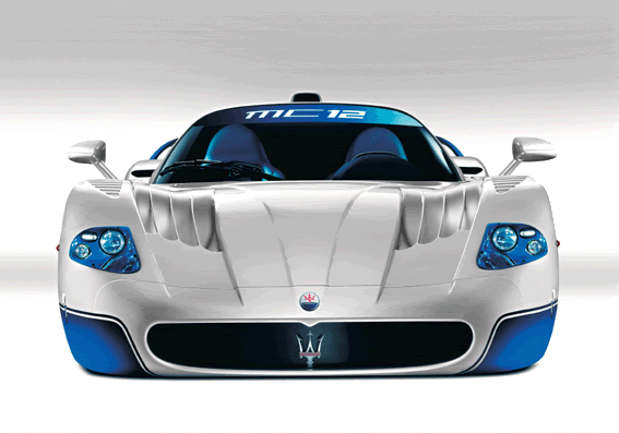 The Maserati MC12 above is nothing less than a fast beast of its own