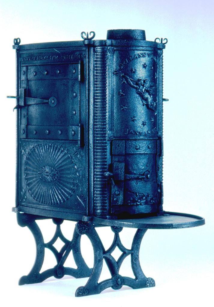A Stove Less Ordinary The Pioneer Cooking Stove, Indiana, late 1830s