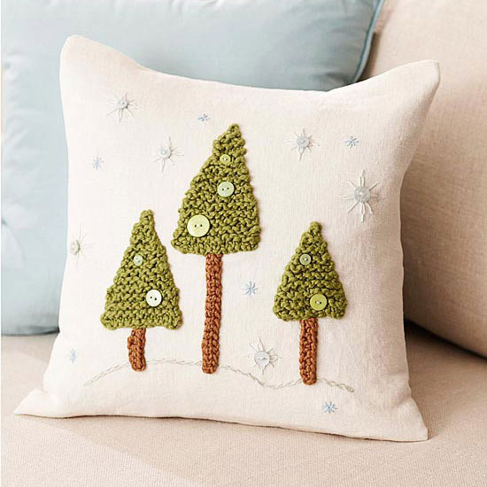 Winter Wonderland Pillow DIY Christmas