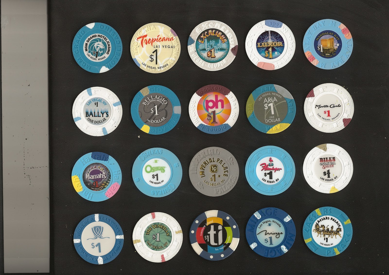 Uncle Wobble And His Load Of Old Twaddle My 1 Chip Collection From Vegas