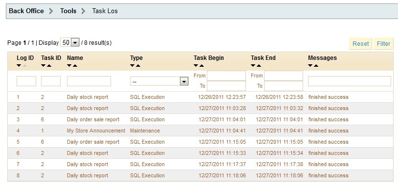 daily task log