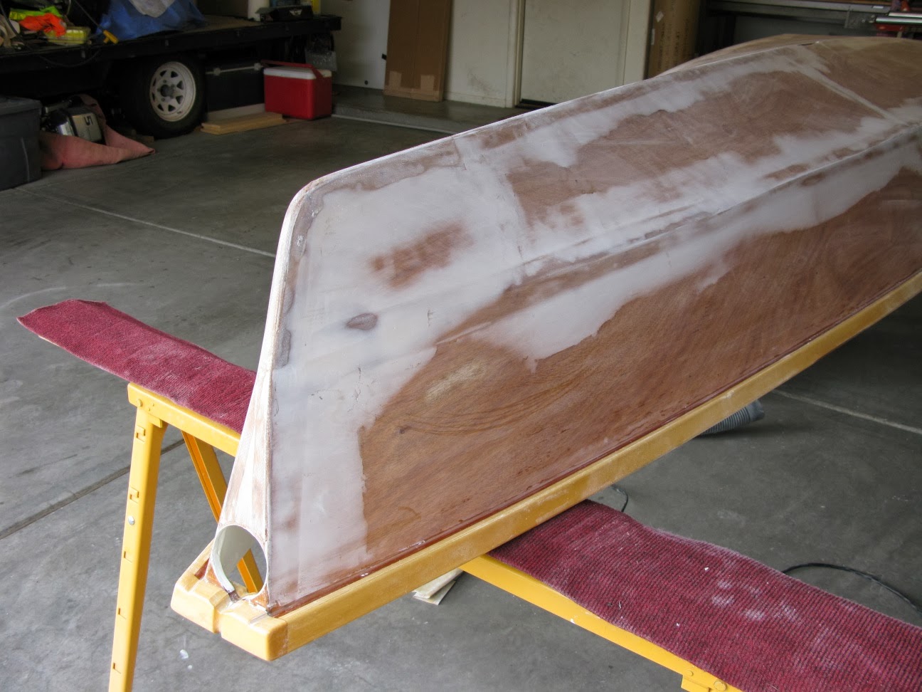 Paper Jet 14 Boat Project Fairing the Hull