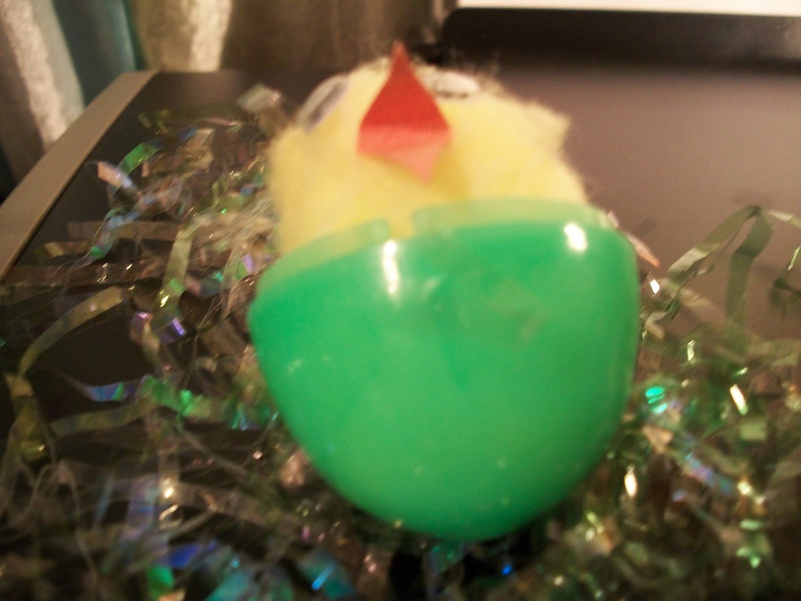 Cats, Kids and Crafts Cotton Ball Chick