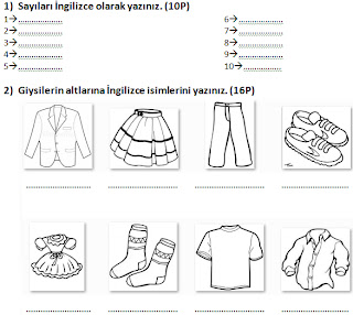 4. Sınıf İngilizce 2. Dönem 1. Yazılı Soruları 2012 2013 - Ödevvar,oguz