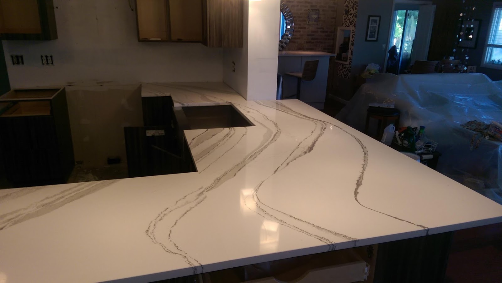 Empire Surfaces New Cambria Britannica Counter tops installed by