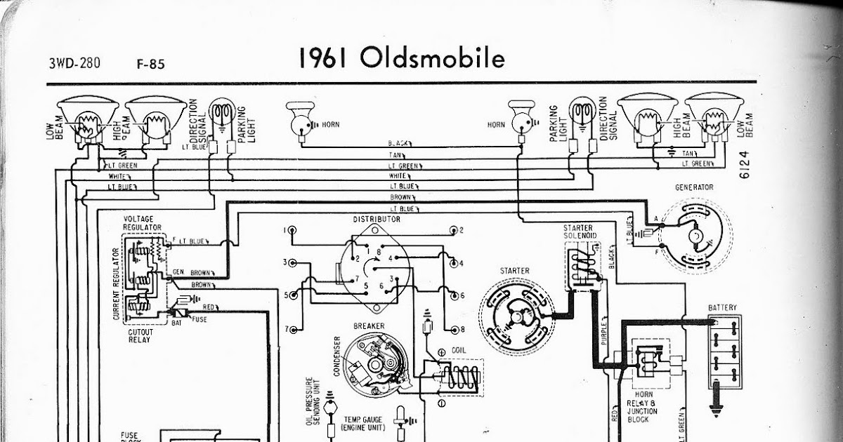 Free Auto Wiring Diagram: 1961 Oldsmobile F-85 Wiring Diagram