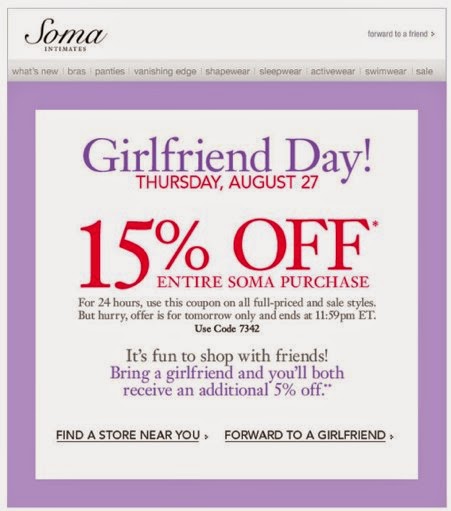 Discount coupons for soma