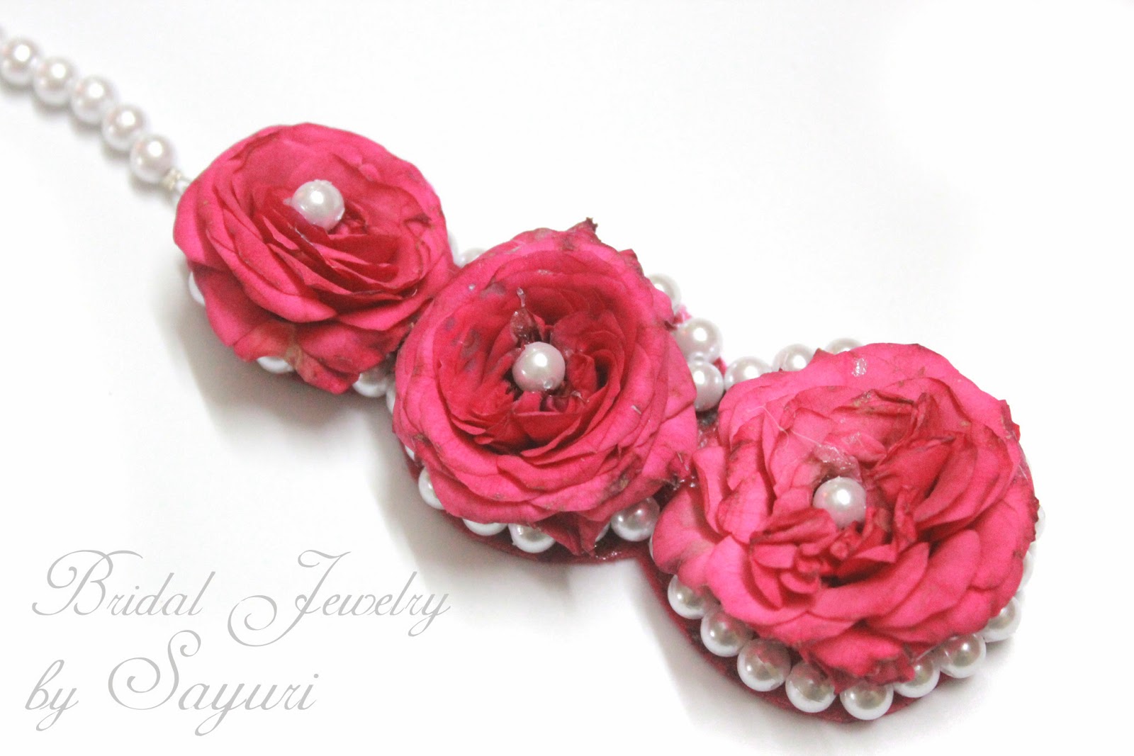Real flower Bridal Jewelry