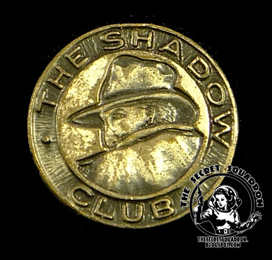 The Shadow Club Pinback Boys Version Street Smith 1930s The Shadow Club Pinback Boys Version Street Smith 1930s