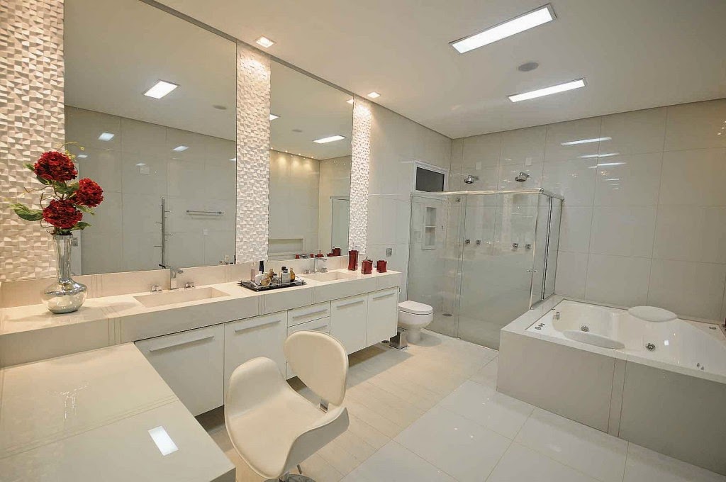 decoracao lavabo branco:Banheiros brancos maravilhosos – veja modelos e dicas! – Decor decoracao lavabo branco:Banheiros brancos maravilhosos – veja modelos e dicas! – Decor