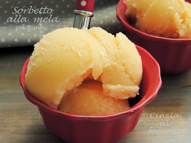 Sorbetto alla mela col Bimby 