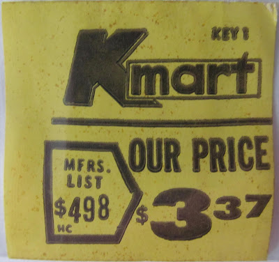 14 Sheets Of New Vintage KMart Price Tag Stickers. 392 Total Code