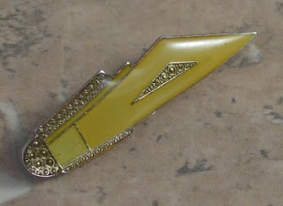 Art Deco style vintage brooch attributed to Pierre Bex