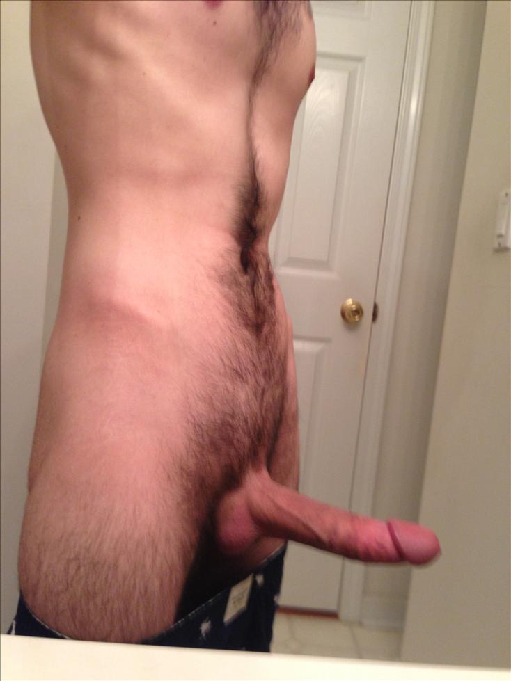 Skinny Guy With Huge Cock