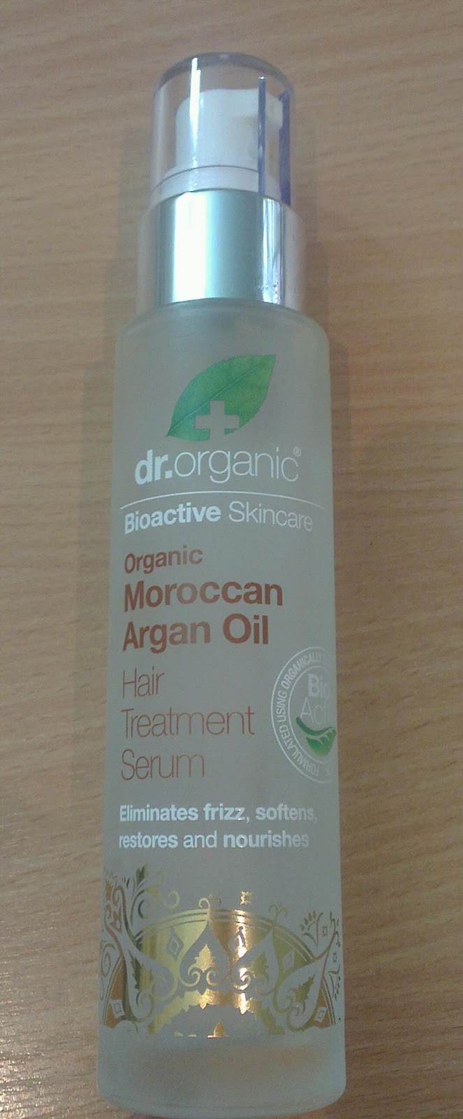 Review Dr Organic Moroccan Argan Oil Hair Serum Jen's Green Skin