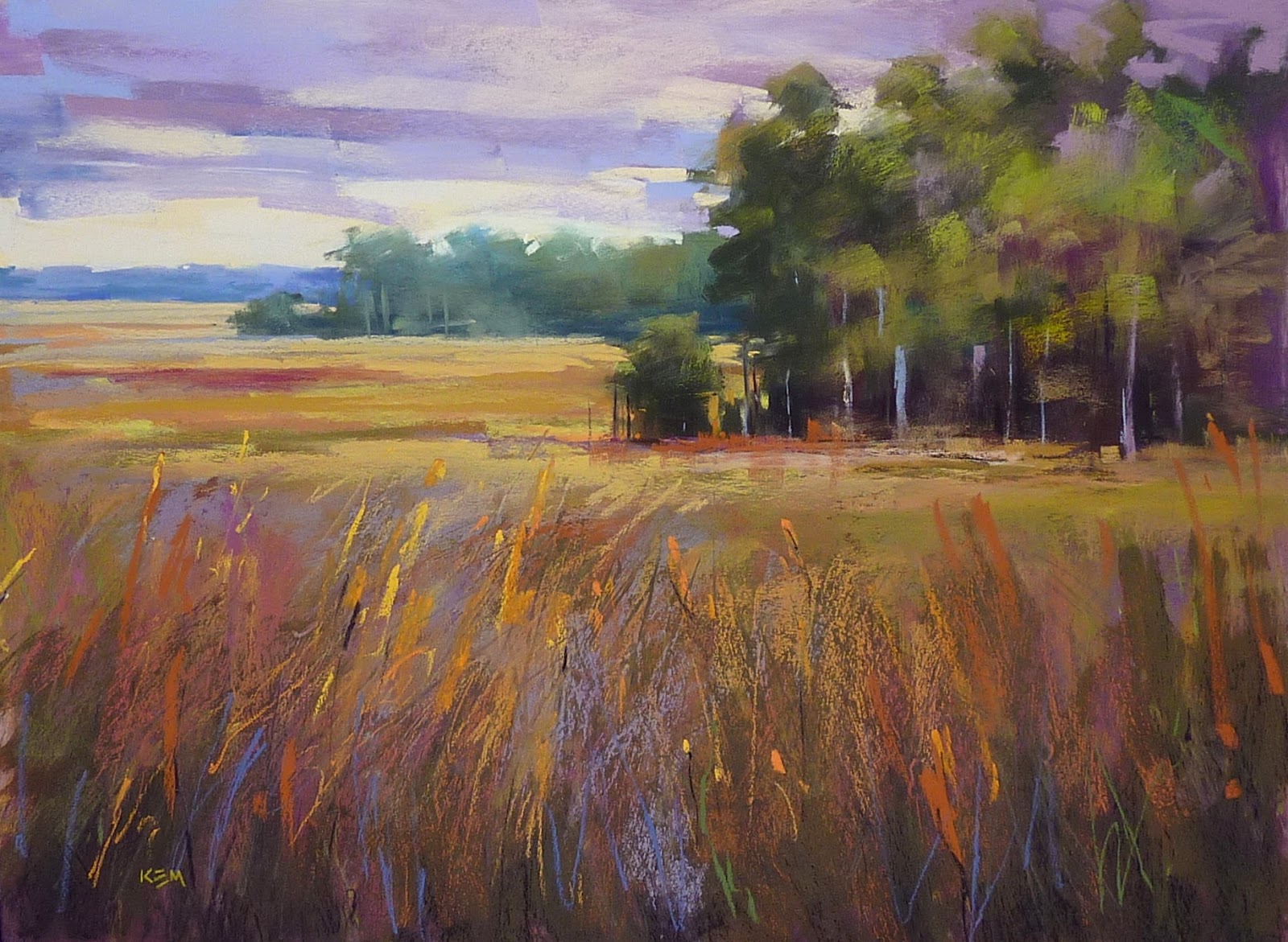 Painting My World An Easy Way to Create Texture with Pastels