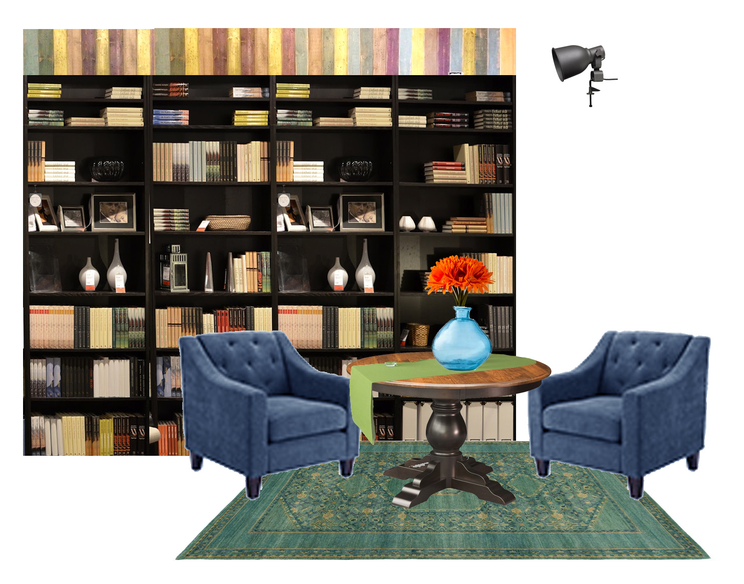 Chary Sprouts Custom Builtin IKEA Billy Bookcases