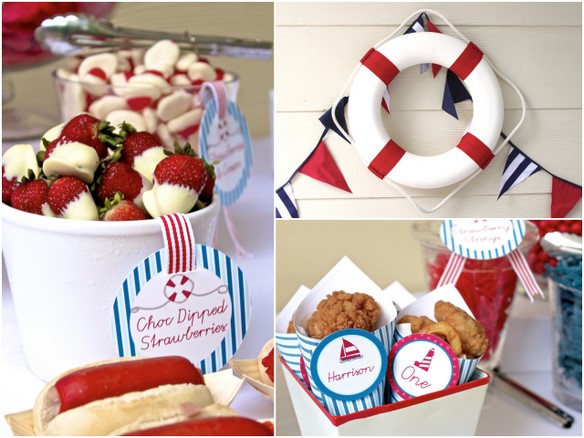 Love Laugh and Plan: Nautical Theme Baby Shower