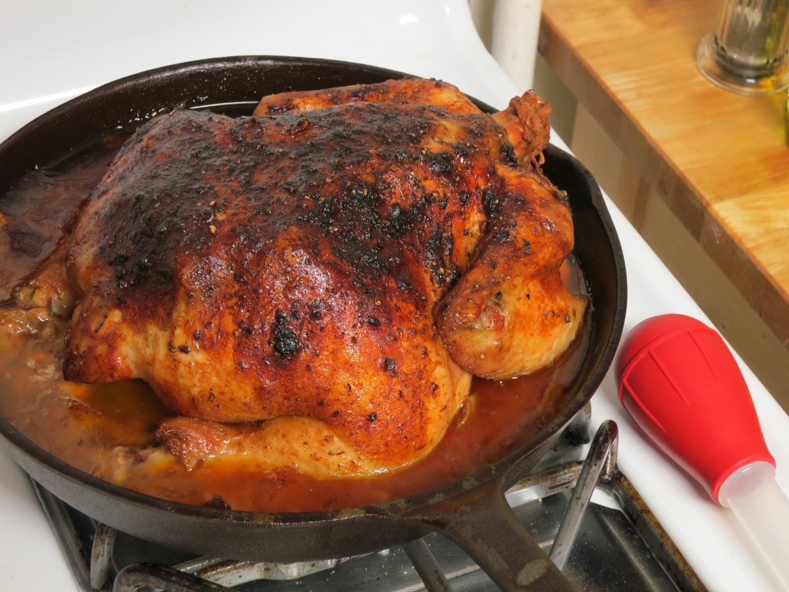 Roasting a Chicken in a Cast Iron Skillet Cuts Recipes for Every Day