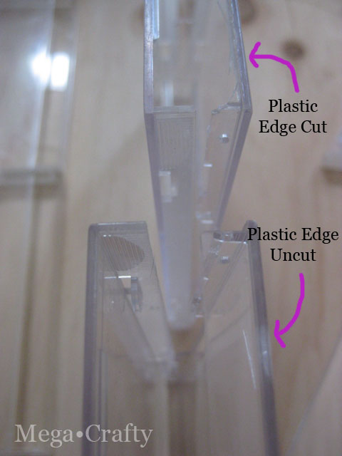 how to cut a cd case