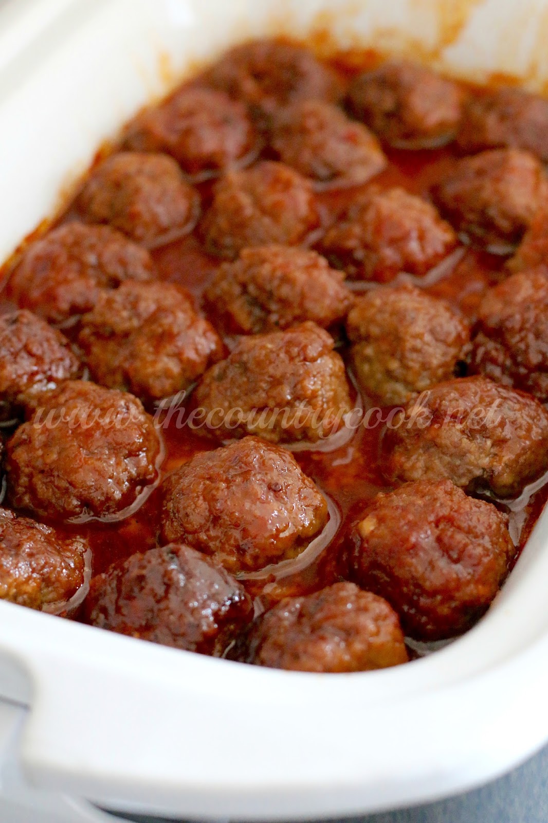Crock Pot Ultimate Party Meatballs The Country Cook