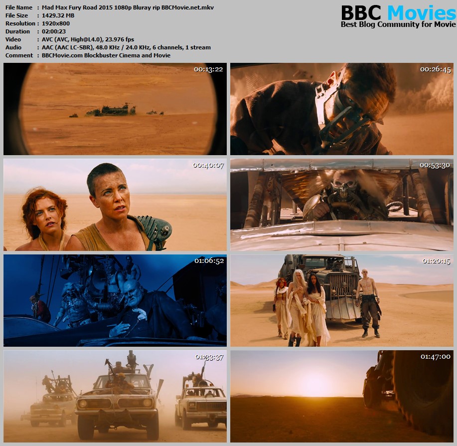 Mad Max: Fury Road Dubbed In Hindi Movie Free Downloadl