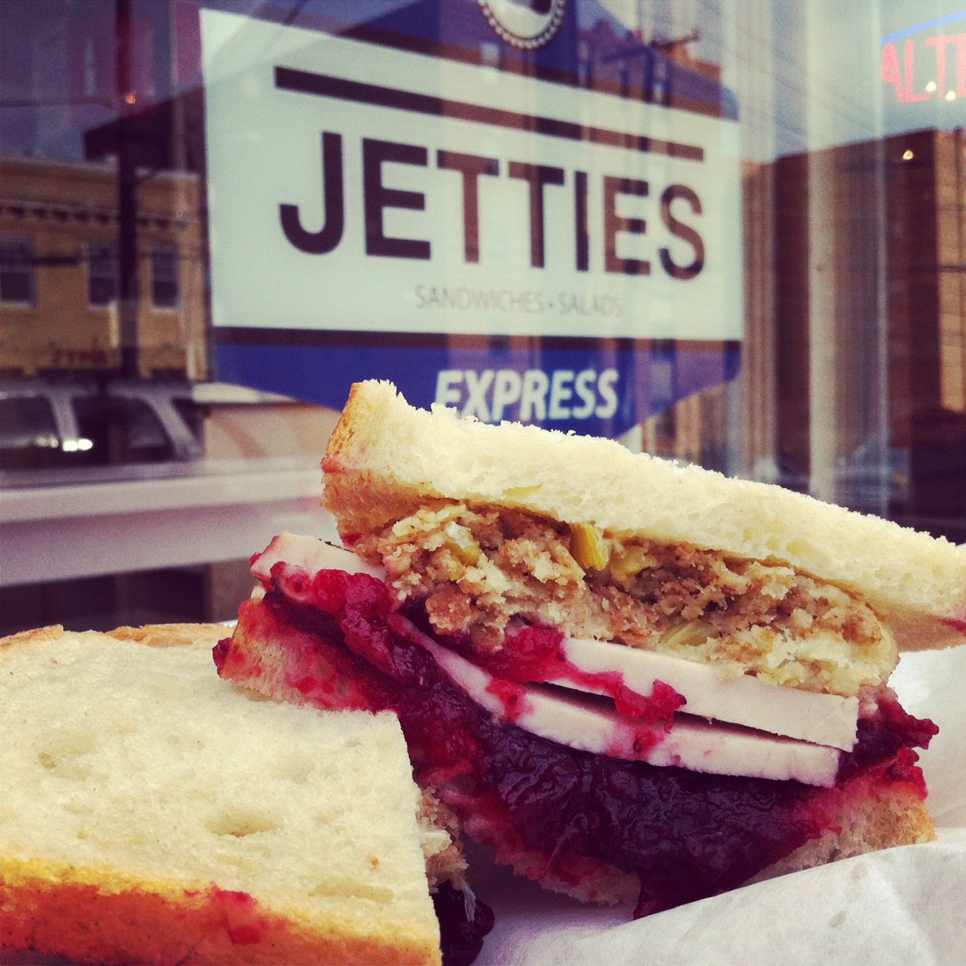 Uptown Girl's Cleveland Park Blog Thanksgiving Leftovers Sandwich at