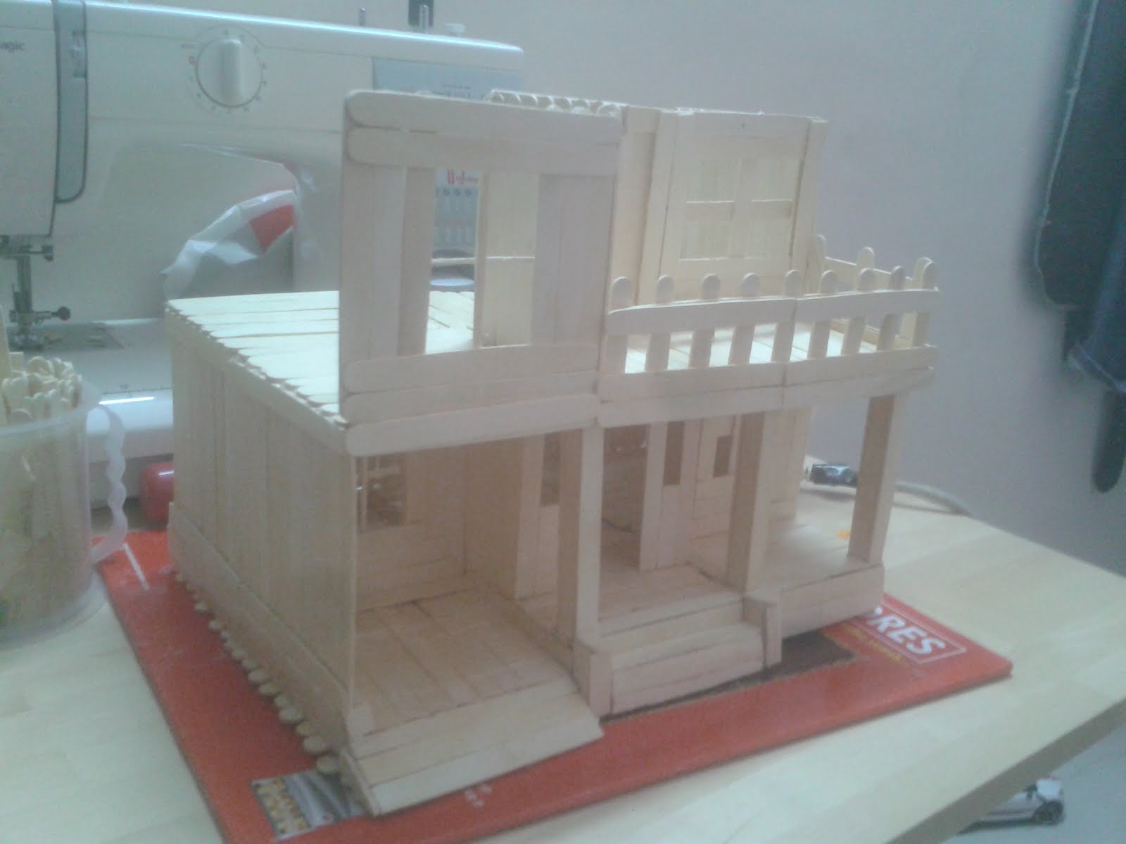 School project build a house from cardboard School project build a house from cardboard