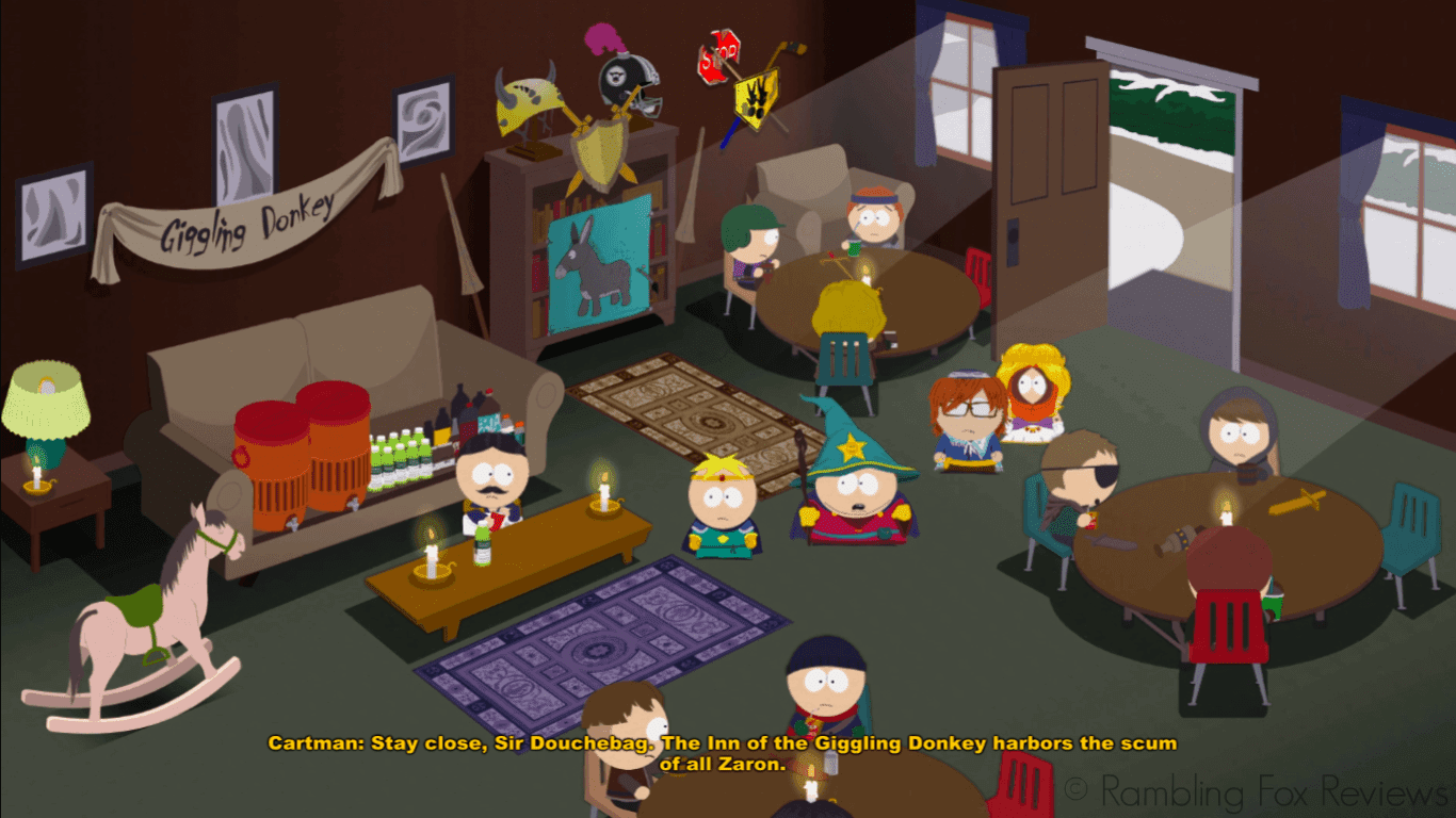 South Park: The Stick of Truth - Game Review giggling donkey inn