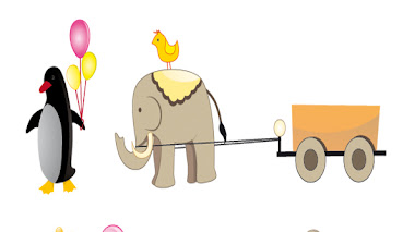 Animales con globos para imprimir