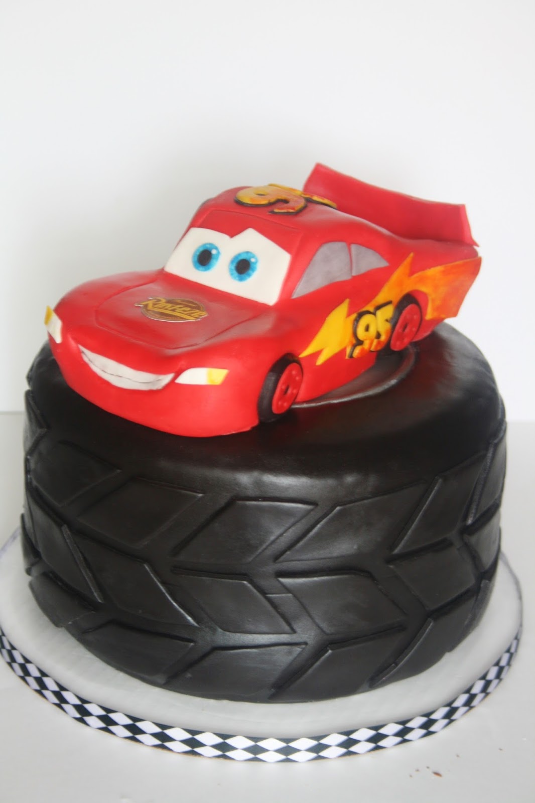 And Everything Sweet Lightning McQueen Cake