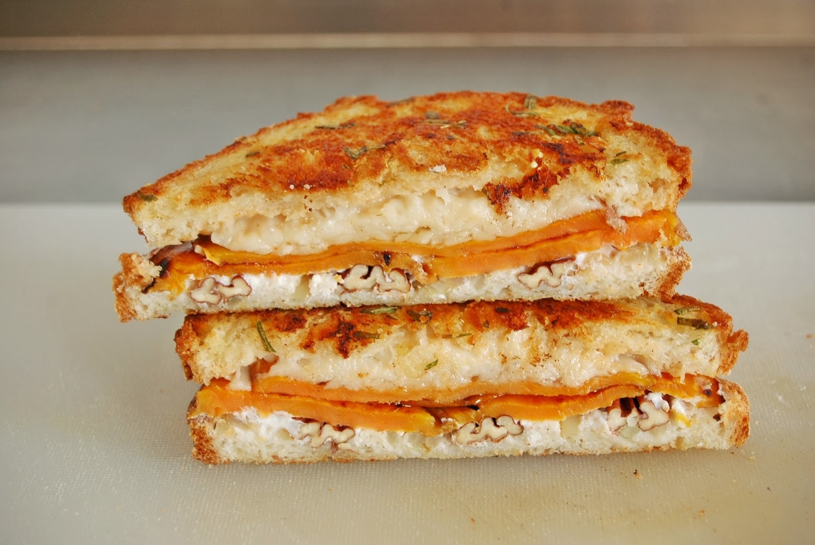 GLORIOUS SANDWICHES THE "VERY ADULT" sweet potato grilled cheese