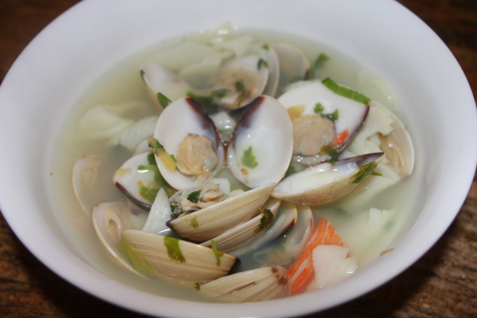 The Grub Files Cooking with Camissonia Taiwanese Clam & Ginger Soup