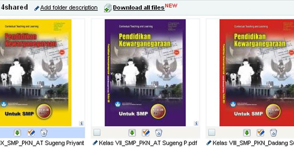 “RESTU EDUCATION” DOWNLOAD BUKU PAKET PKn KELAS 7, 8 DAN 9