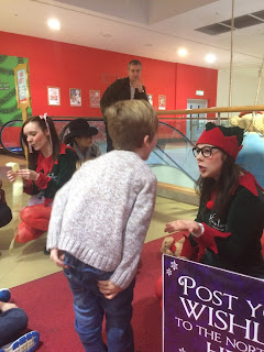 Boy and Christmas Elf