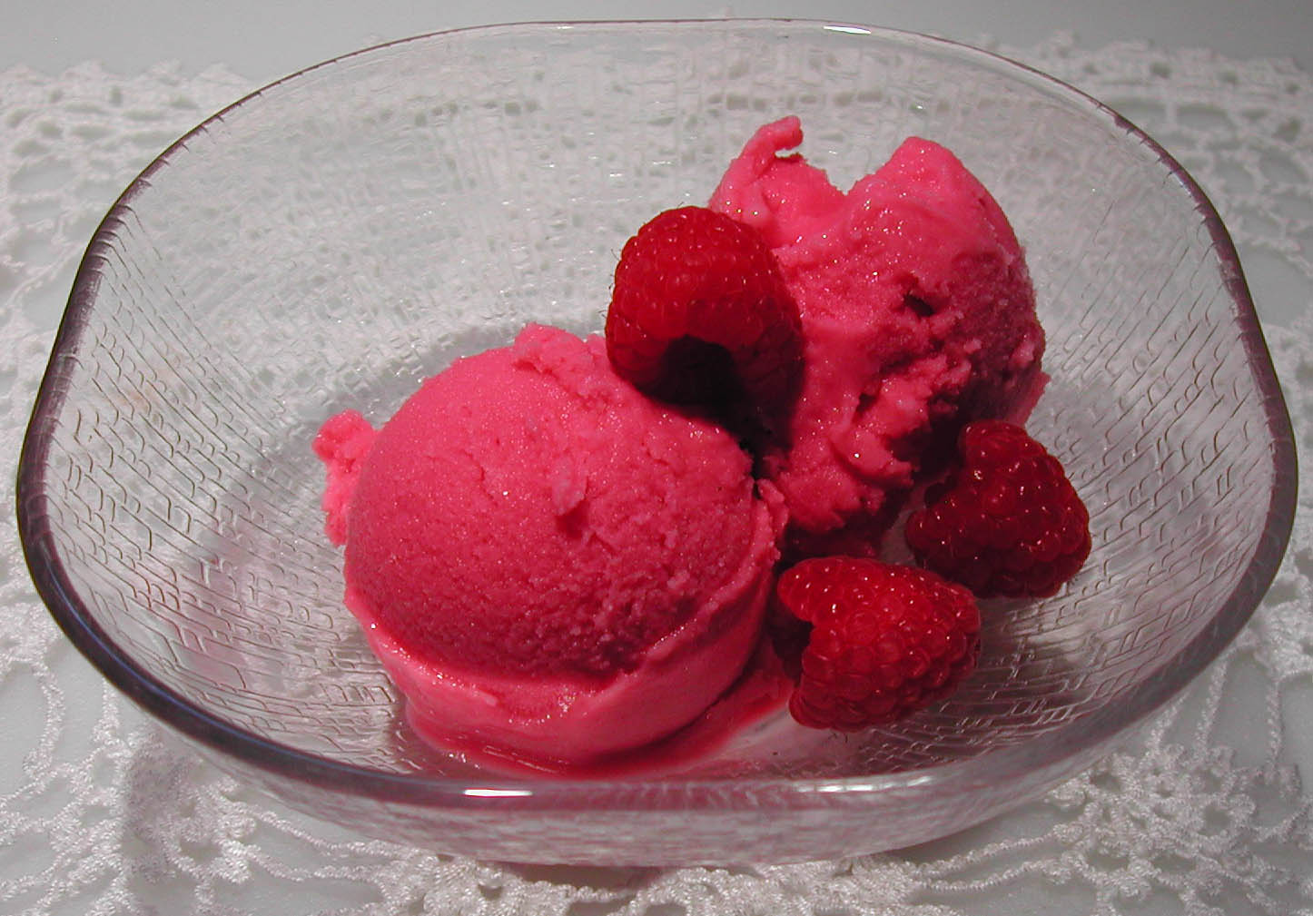 The Iowa Housewife Raspberry Sherbet