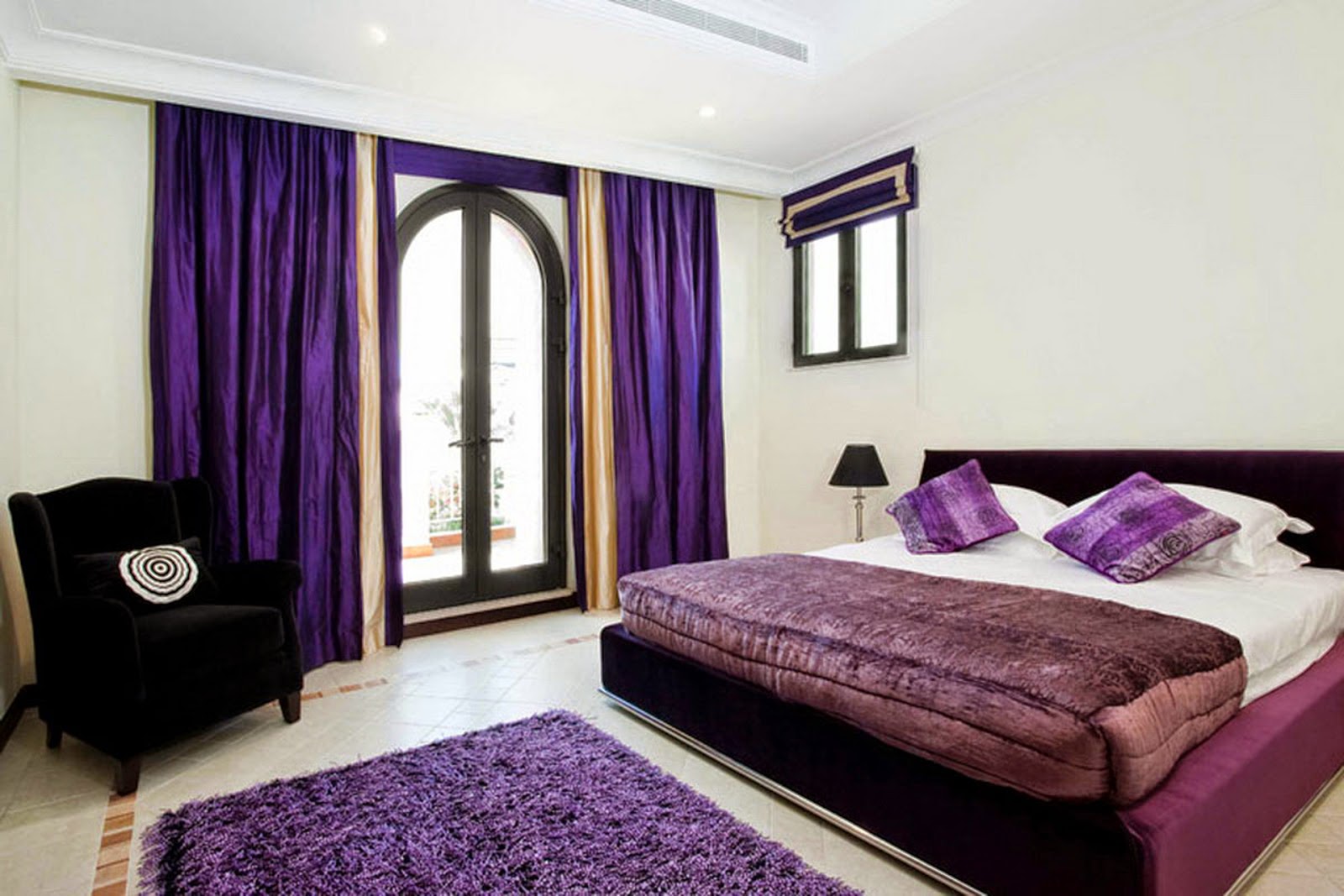 small-bedroom-inspirations-design-also-purple-curatins-and-white-wall-color wonderful bedroom rugs in purple bedroom ideas
