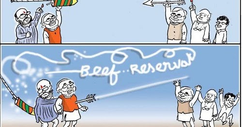 Indian Muslim Blog: News And Views about Indian Muslims: Six best cartoons  on BJP's defeat and grand alliance's victory in Bihar: Cartoonists'  response to election result