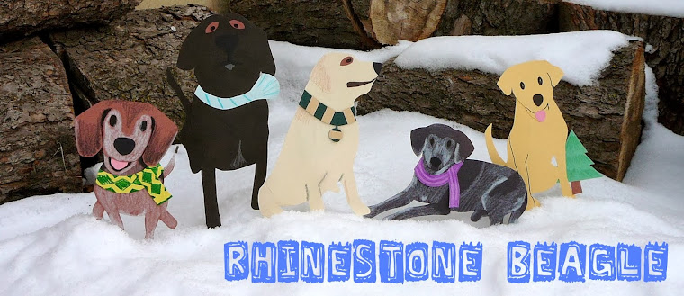 Rhinestone Beagle
