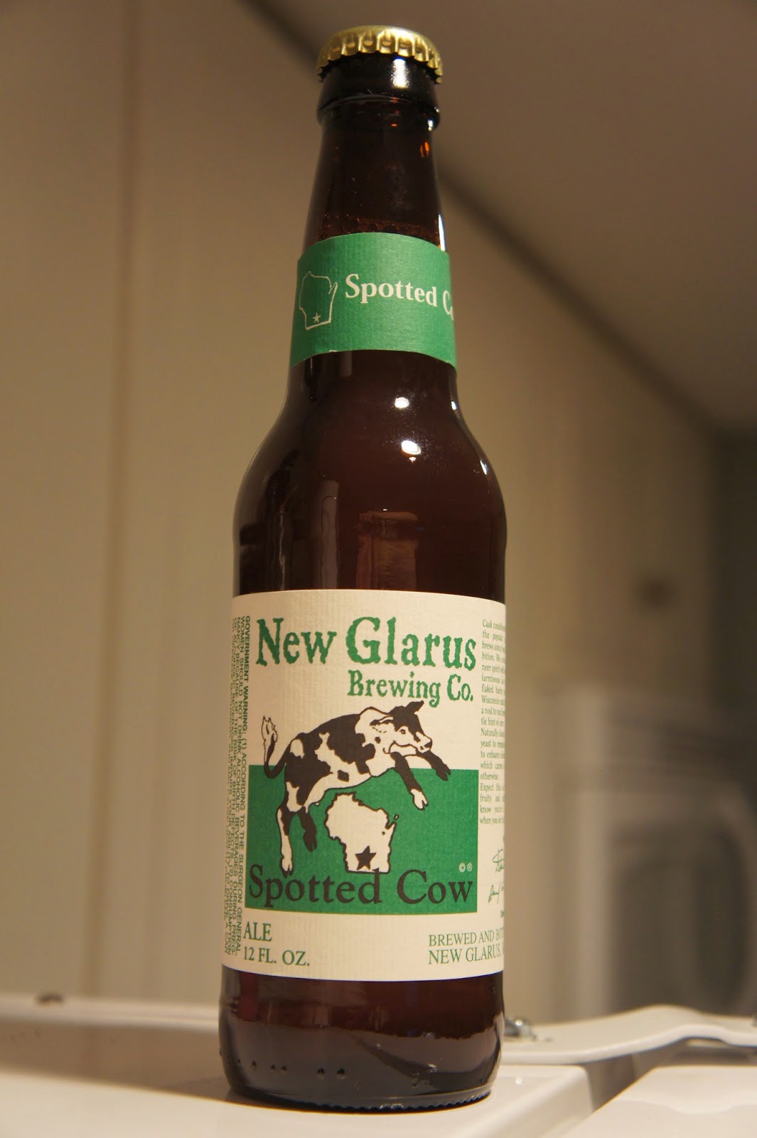 Sip and Puff New Glarus Brewing Co. "Spotted Cow" cream ale