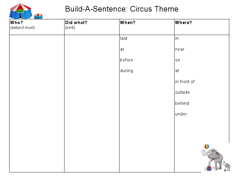 The Homeschool Den BuildASentence Creative Writing Pack