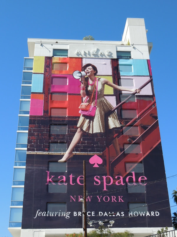 Bryce Dallas Howard Kate Spade billboard